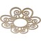 Ekena Millwork Cohen Wood Fretwork Pierced Ceiling Medallion, Hickory, 30"OD x 10 1/4"ID x 3/8"T CMWP30X30X0375COHI - alternate 5